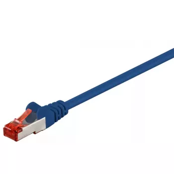 Cabo de rede Goobay CAT 6 cabo de rede RJ-45 Cat6 0,5 m azul