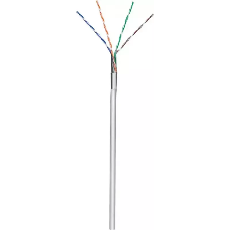 Cabo de rede Goobay CAT 5e F/UTP cinzento 100m