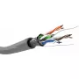 Cabo de rede Goobay CAT 5e F/UTP cinzento 100m