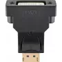 Adaptador DisplayPort/DVI-D Goobay 1.1 banhado a ouro preto