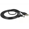 Cabo de alimentação USB A DC 1,5 m DeLOCK 83578