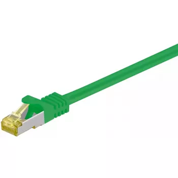 Cabo de rede Goobay RJ45 cabo patch CAT 6A S/FTP RJ-45 Cat7 5 m verde