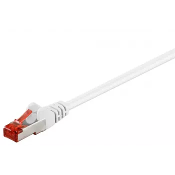 Cabo de rede Goobay 95471 RJ-45 Cat6 0,5 m branco