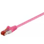 Cabo de rede Goobay CAT 6 cabo patch RJ-45 Cat6 10 m magenta