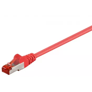 Cabo de rede Goobay CAT 6 patch RJ-45 Cat6 1m vermelho