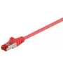 Cabo patch Goobay CAT 6 S/FTP PiMF vermelho 10m