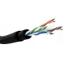Cabo de rede Goobay CAT 6 exterior U/UTP 100m preto