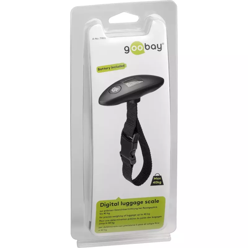 Balança de bagagem eletrónica Goobay 71882