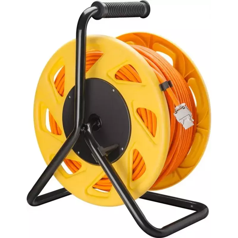 Cabo de rede Goobay portátil RJ45 50m Cat7a laranja