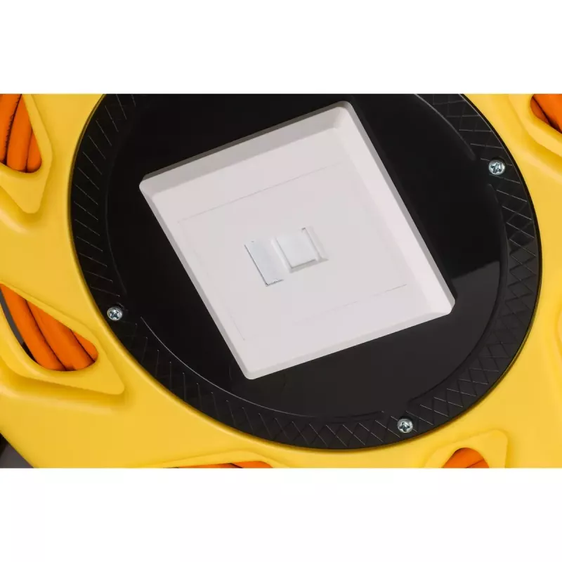 Cabo de rede Goobay portátil RJ45 50m Cat7a laranja