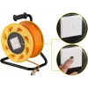 Cabo de rede Goobay portátil RJ45 50m Cat7a laranja