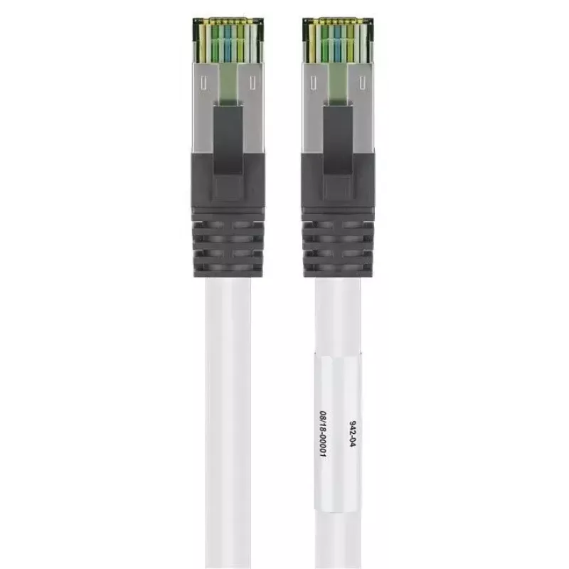 Cabo de rede Goobay CAT 8.1 patch RJ-45 Cat8.1 1m branco