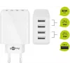 Carregador interior Wentronic 44962 Universal branco 4 portas USB 5V