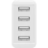 Carregador interior Wentronic 44962 Universal branco 4 portas USB 5V