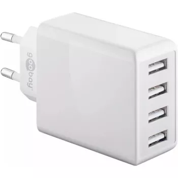 Carregador interior Wentronic 44962 Universal branco 4 portas USB 5V