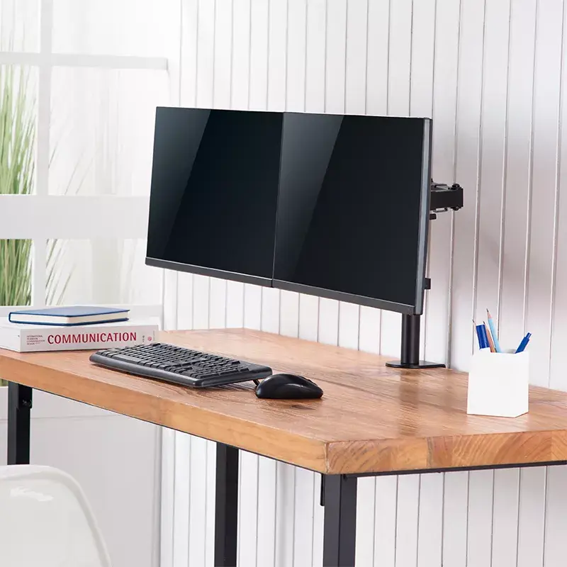 Suporte para monitor LogiLink BP0098 32 polegadas secretária preto