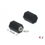 Espaçador M2,5 sextavado interior 10 mm preto 4 unid. DeLOCK 60243
