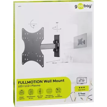 Suporte para TV Goobay 49713 106,7 cm (42 polegadas) preto