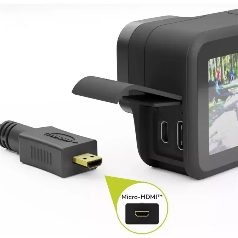 Cabo HDMI Goobay 53786 3m HDMI Type-A ficha para Type-D ficha preto