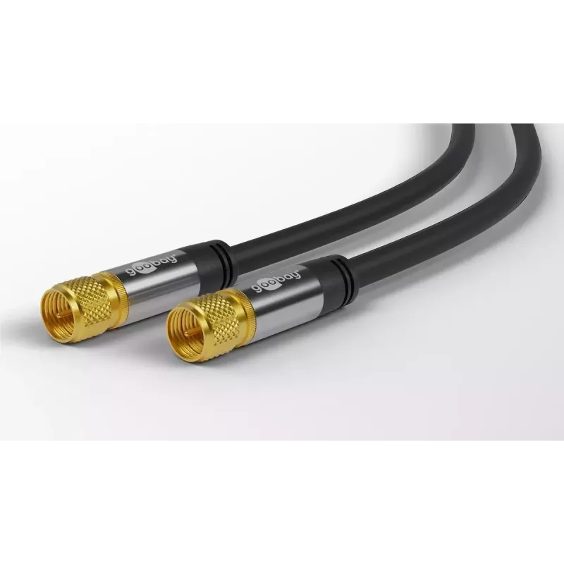 Cabo coaxial Wentronic 70664 2 m F preto