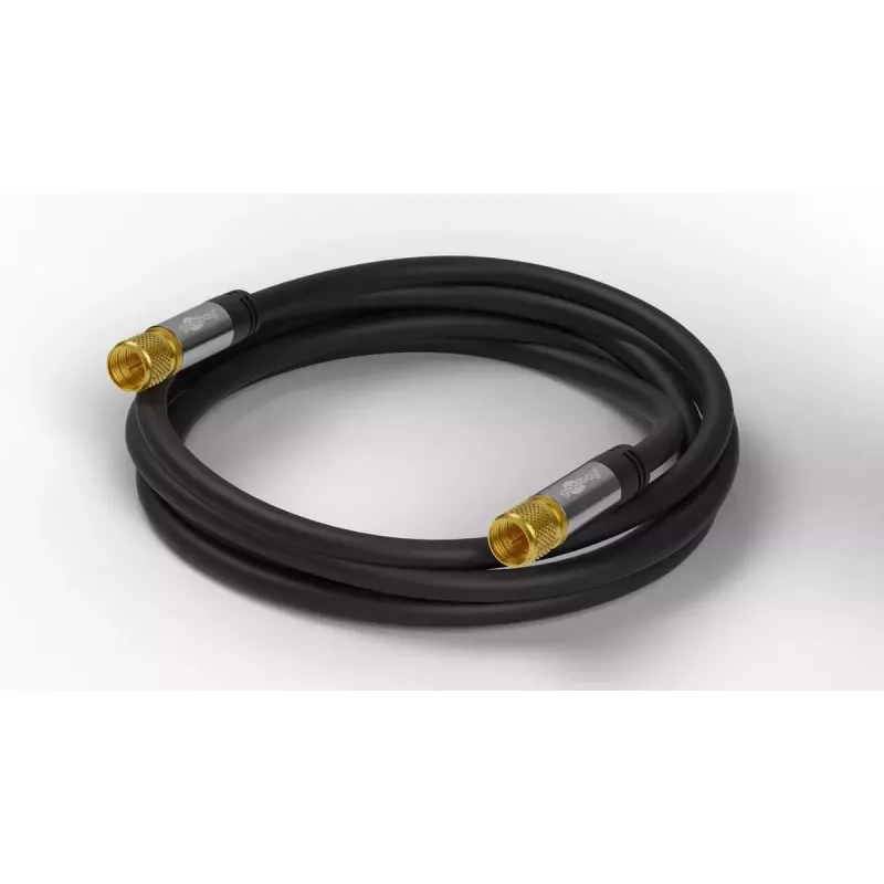 Cabo coaxial Wentronic 70664 2 m F preto