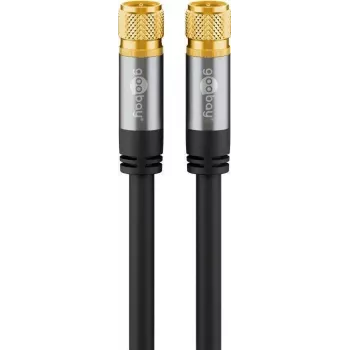 Cabo coaxial Wentronic 70664 2 m F preto