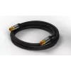 Cabo coaxial Goobay 70378 3 m preto ficha para conector fêmea