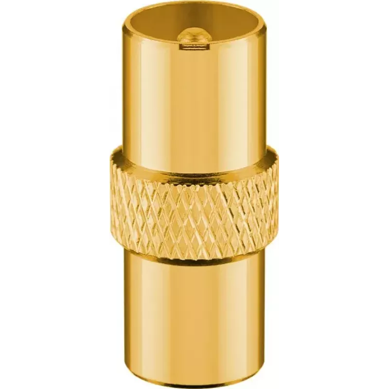 Cabo coaxial Goobay 70378 3 m preto ficha para conector fêmea