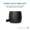 HP Altifalante Bluetooth 360 preto, com fio e sem fios, altifalante portátil mono, preto, cilíndrico, botões, universal