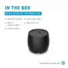 HP Altifalante Bluetooth 360 preto, com fio e sem fios, altifalante portátil mono, preto, cilíndrico, botões, universal