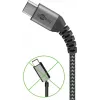 Cabo USB Wentronic 49295 USB 2.0 0,5 m USB C USB A preto cinzento