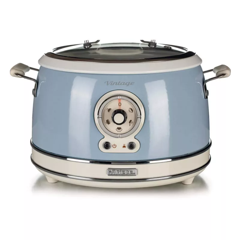 Ariete Vintage 2904 panela de arroz / panela de cozedura lenta, 3,5 l, 700 W, azul
