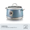 Ariete Vintage 2904 panela de arroz / panela de cozedura lenta, 3,5 l, 700 W, azul