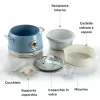Ariete Vintage 2904 panela de arroz / panela de cozedura lenta, 3,5 l, 700 W, azul