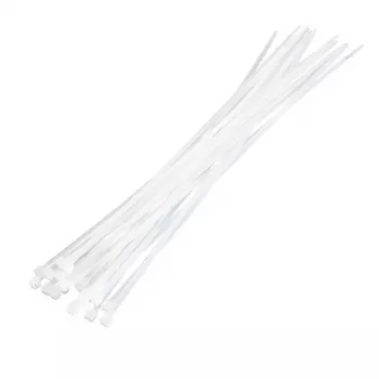 Abraçadeiras LOGILINK KAB0040, nylon, 400 mm × 4,8 mm, transparente, 100 unid.