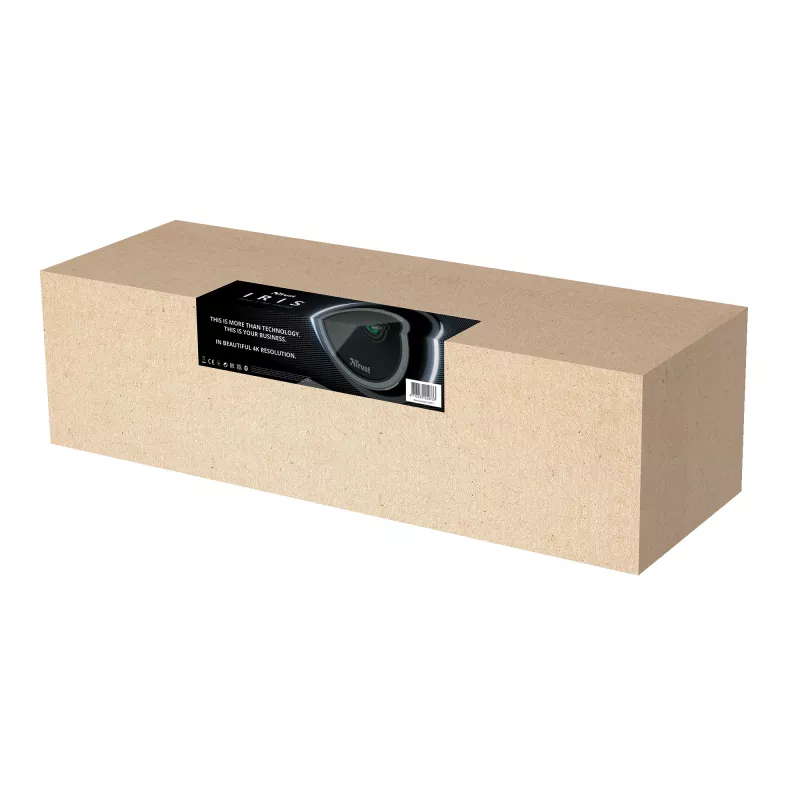 Webcam Trust Iris 3840 x 2160 píxeis USB 3.2 Gen 1 (3.1 Gen 1) preto