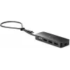 HP USB-C Travel Hub G2, com fio, USB 3.2 Gen 1 (3.1 Gen 1) Type-C, preto, China, Windows 10, 107 mm