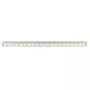 Goobay Luminária LED de armário com sensor de movimento prateado 20 lâmpadas