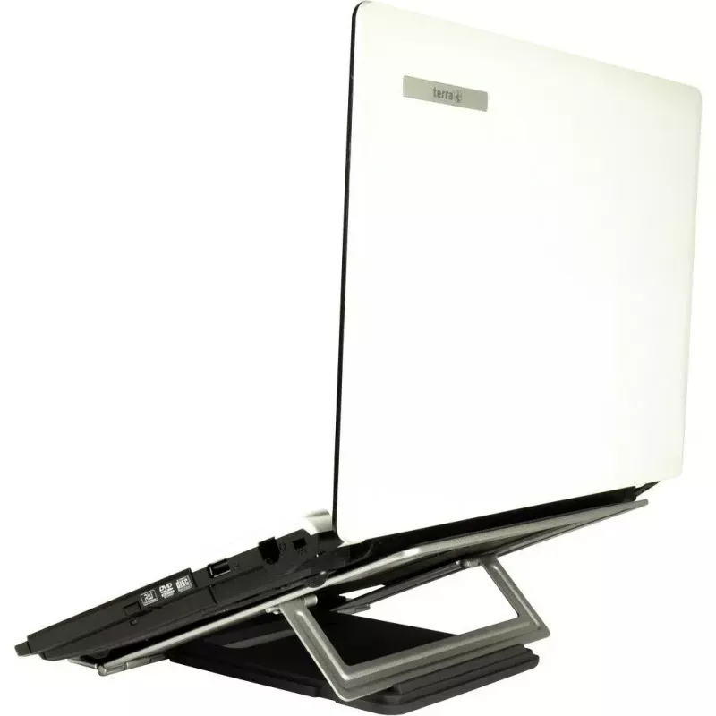 Suporte para portátil Inter-Tech NBS-100 preto prateado
