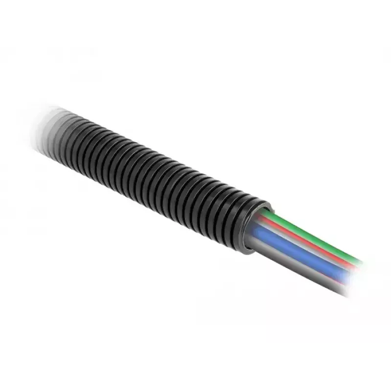 Tubo de proteção de cabos DeLOCK 60458 1 m x 21,2 mm preto