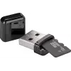 Leitor de cartões GOOBAY USB-A 2.0 para MicroSD, 480 Mbit/s, preto