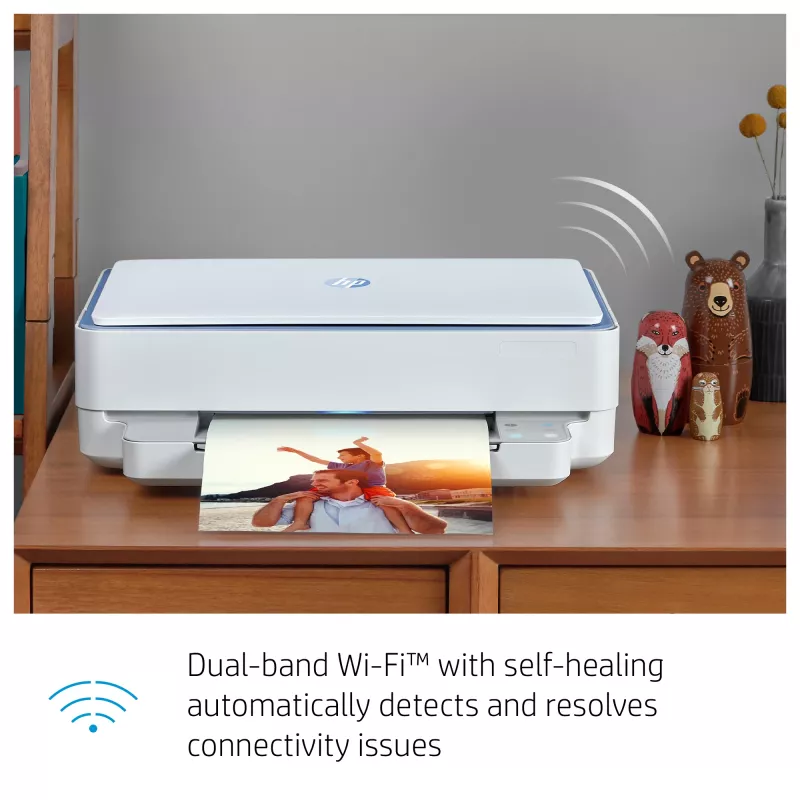 Impressora multifunções sem fios a cores HP ENVY 6010e, Instant Ink; copiadora, digitalizador