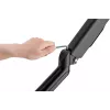 Suporte para monitor Goobay 81,3 cm preto de mesa com regulação de altura