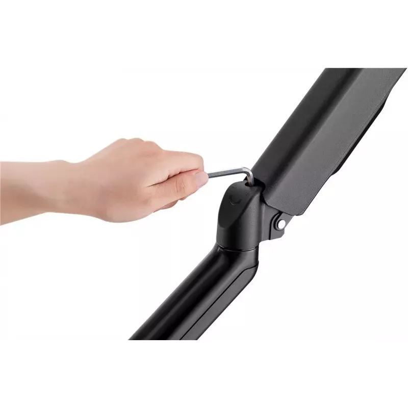 Suporte para monitor Goobay 81,3 cm preto de mesa com regulação de altura