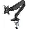Suporte para monitor Goobay 81,3 cm preto de mesa com regulação de altura