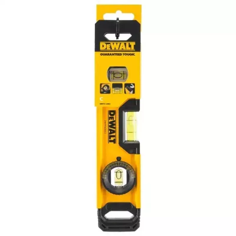 Nível de torpedo DeWALT DWHT0-43003 0,25 m preto amarelo