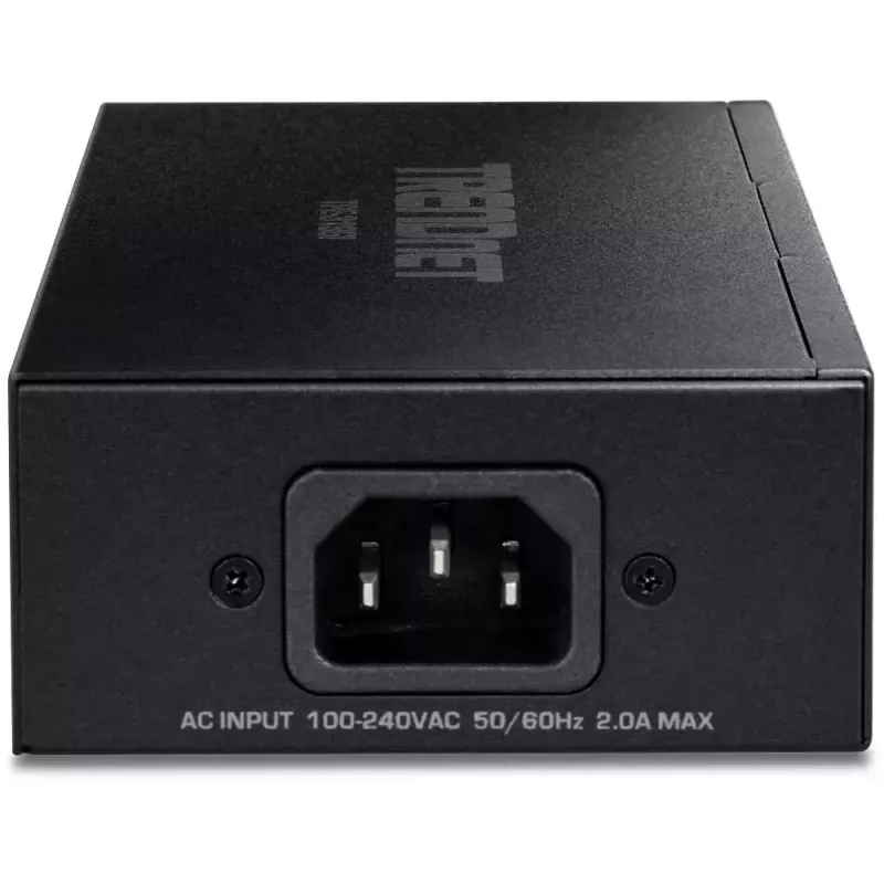 Injetor PoE++ Trendnet TPE-319GI 10G 10 Gigabit Ethernet preto