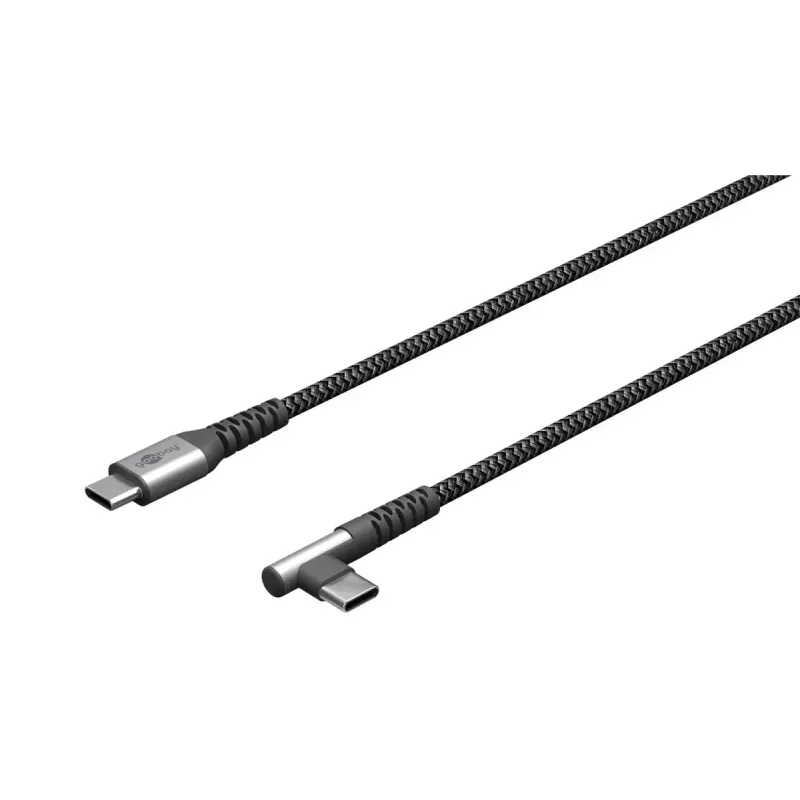 Cabo USB Goobay USB 2.0 2 m USB-C preto/cinzento