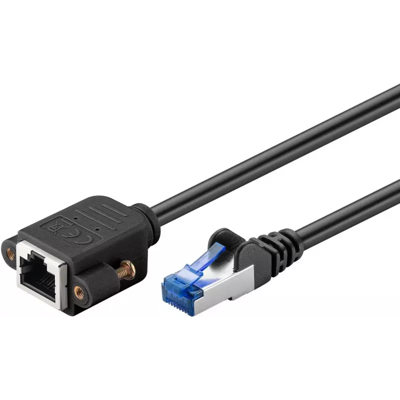 Cabo de rede Goobay 65645 RJ-45 Cat6a 5 m preto