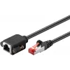 Cabo de rede Goobay 65637 RJ-45 Cat6 1 m preto